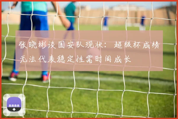 张晓彬谈国安队现状：超级杯成绩无法代表稳定性需时间成长